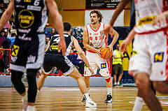 Basketball, win2day Basketball Superliga 2024/25, Platzierungsrunde 9. Runde, Traiskirchen Lions, Gmunden Swans, Moritz Lanegger-Rest (8)