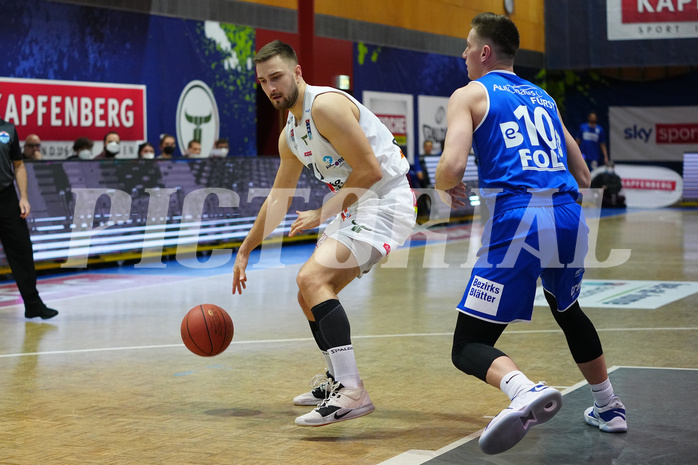 Basketball Superliga 2021/22, Grundduchgang 11.Runde , Kapfenberg Bulls vs. Oberwart


