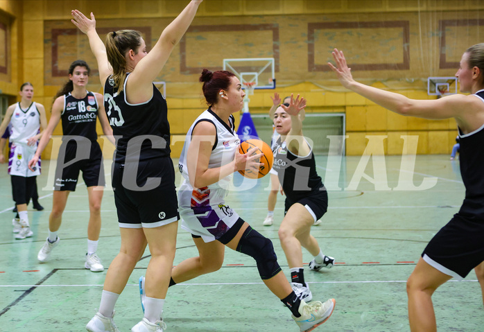 Basketball Damen Superliga 2023/24, Grunddurchgang 10.Runde Vienna United vs. Basket Flames



