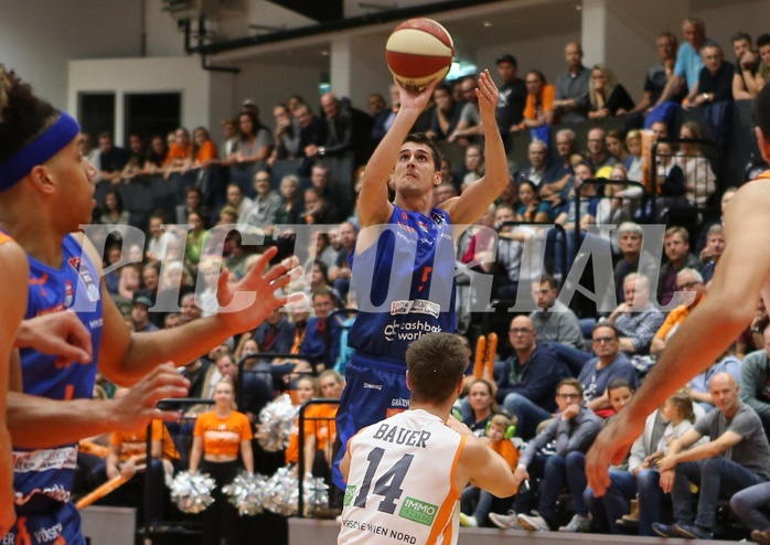 Basketball Basketball Superliga 2019/20, Grunddurchgang 3.Runde Dukes Klosterneuburg vs. Kapfenberg Bulls