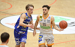 Basketball Superliga 2021/22, Grunddurchgang 6.Runde Klosterneuburg Dukes vs. Gmunden Swans


