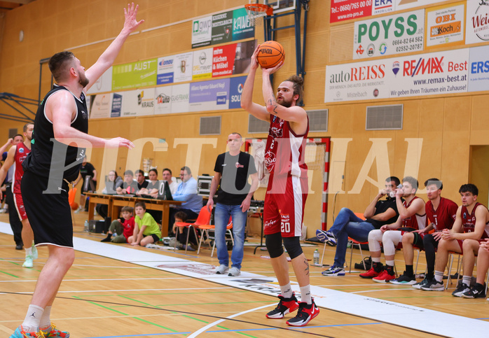 Basketball Zweite Liga 2023/24, Playoff, Finale Spiel 3 Mistelbach Mustangs vs. Union Deutsch Wagram