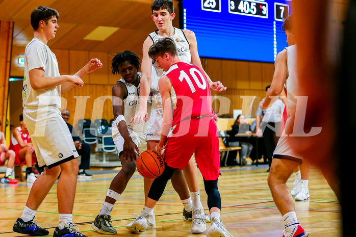 26.11.2024 Österreichischer Basketballverband 2024/25, SLMU19 Basket Flames vs. Mattersburg Rocks