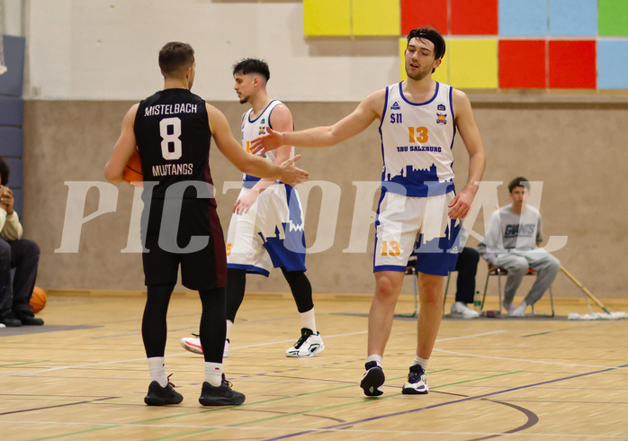Basketball Zweite Liga 2024/25, Grunddurchgang 12.Runde BBU Salzburg vs. Mistelbach Mustangs


