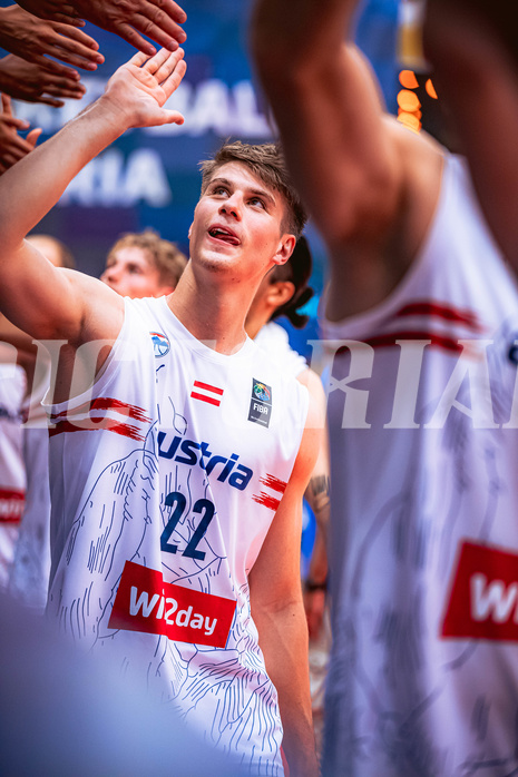 Basketball, FIBA Men´s Eurobasket Qualifiers 2023, , Österreich, Zypern, Jakob Lohr (22)