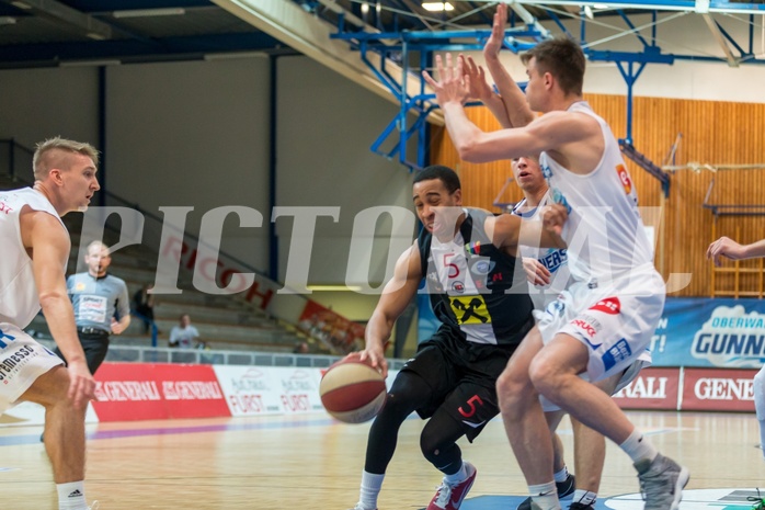 Basketball, ABL 2017/18, Grunddurchgang 21.Runde, Oberwart Gunners, WBC Wels, Siyani Chambers (5)