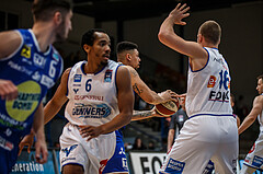Basketball, Admiral Basketball Superliga 2019/20, Platzierungsrunde 3. Runde, Oberwart Gunners, Gmunden Swans, Jordan Loveridge (9)