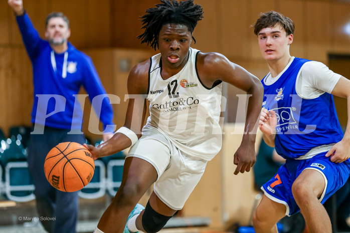 12.01.2025 Österreichischer Basketballverband 2024/25, SLMU19, Basket Flames WAT vs. BBU Salzburg