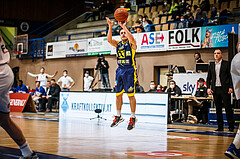 Basketball, bet-at-home Basketball Superliga 2021/22, Grunddurchgang Runde 12, Oberwart Gunners, UBSC Graz, Paul Isbetcherian (9)