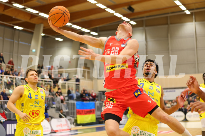 Basketball Superliga 2023/24, Grunddurchgang 19.Runde SKN St. Pölten vs. Traiskirchen Lions


