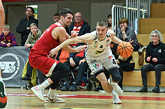 Basketball, Superliga 2023/24, Grunddurchgang 20. Runde, Flyers Wels vs. BC Vienna,