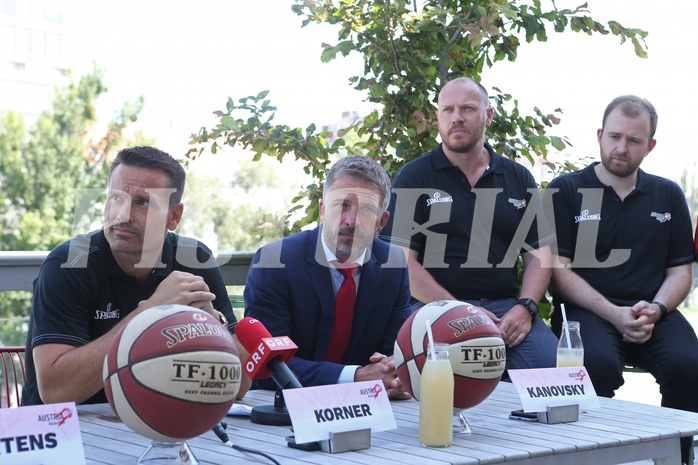 Basketball ÖBV 2019, Pressekonferenz  vs. 


