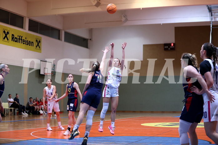 20.03.2024, Graz, Unionhalle A, Basketball Damen Superliga 2023/24, Semifinale, UBSC-DBBC Graz - SKN St. Pölten Frauen,  