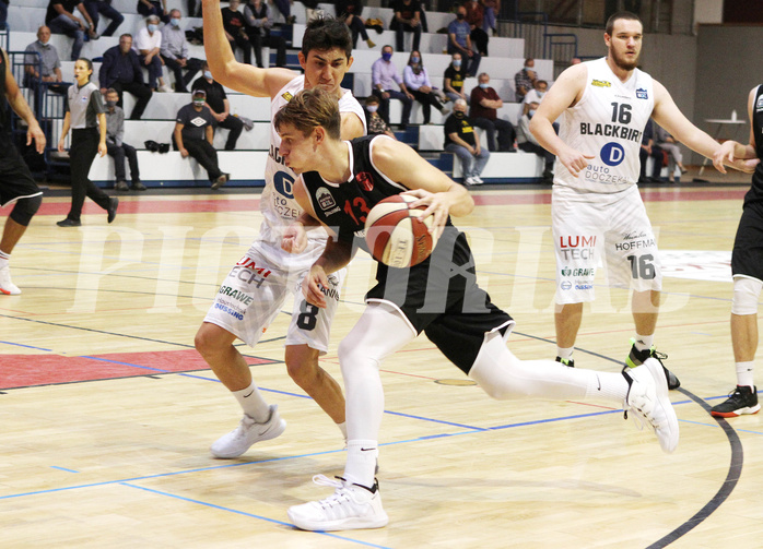 Basketball Zweite Liga 2020/21 Grunddurchgang 2.Runde  Jennersdorf Blackbirds vs Mistelbach Mustangs