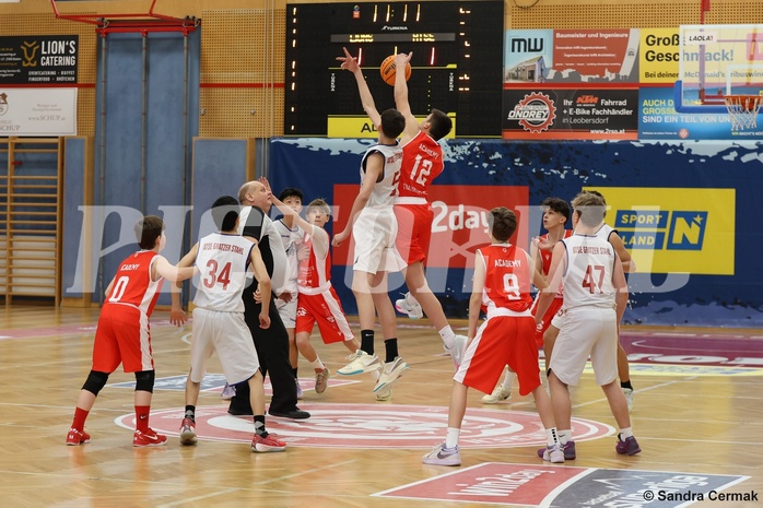 Basketball Superliga 2024/25, SLMU14 Traiskirchen Lions Academy vs. ATSE Graz


