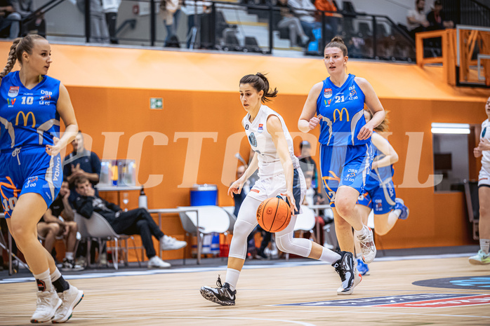 Basketball, Win2Day Basketball Damen Superliga 2022/23, Grunddurchgang 3.Runde, Vienna Timberwolves, DBB LZ OÖ, Aleksandra Novakovic (8)