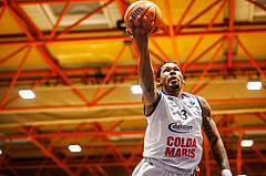 Basketball, win2day Basketball Superliga 2024/25, Grunddurchgang Runde 9, BBC Nord Dragonz, Oberwart Gunners, Rayshawn Mart (3)