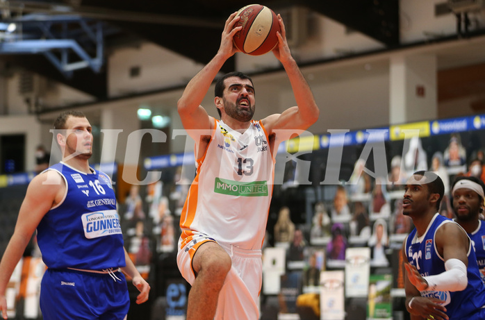 Basketball Superliga 2020/21, Grunddurchgang 17.Runde Klosterneuburg Dukes vs. Oberwart Gunners