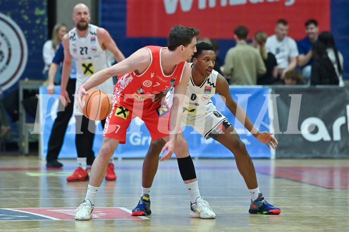 Basketball, Superliga 2024/25, Plazierungsrunde 1.Runde, Flyers Wels vs. Traiskirchen Lions,
