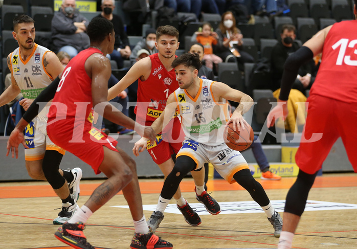 Basketball Superliga 2021/22, Grunddurchgang 9.Runde Klosterneuburg Dukes vs. Traiskirchen Lions


