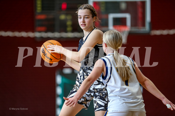 01.03.2025 Österreichischer Basketballverband 2024/25, SLWU16 WAT 3 Capricorns vs. VKL Vikings Swans
