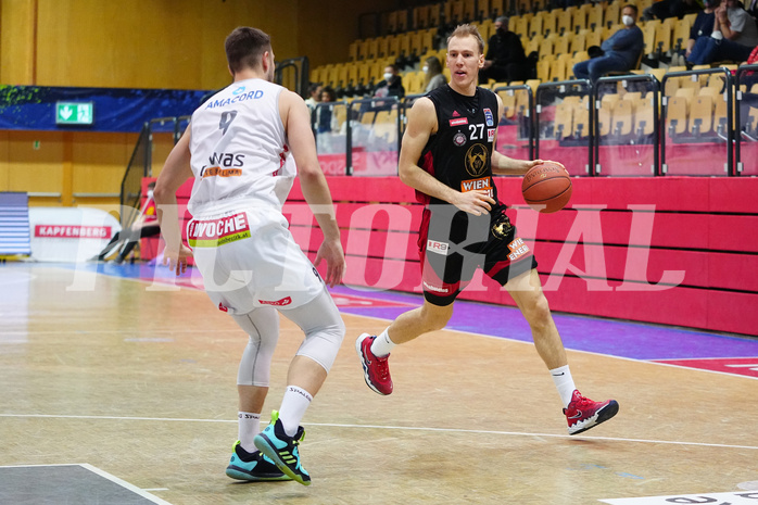 Basketball Superliga 2021/22, Grundduchgang 16.Runde , Kapfenberg Bulls vs. BC Vienna


