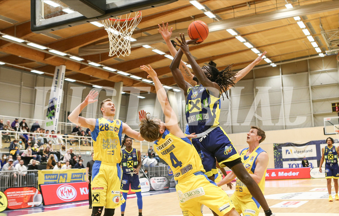 Basketball Superliga 2021/22, 7.Plazierungsrunde SKN St.Pölten vs. UBSC Graz