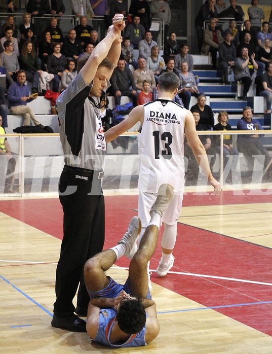 Basketball 2.Bundesliga 2017/18 Grunddurchgang 14.Runde  Jennersdorf Blackbirds vs Basket 2000 Vienna