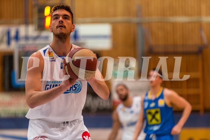 Basketball, ABL 2017/18, Grunddurchgang 20.Runde, Oberwart Gunners, UBSC Graz, Benjamin Blazevic (12)