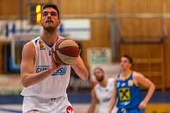 Basketball, ABL 2017/18, Grunddurchgang 20.Runde, Oberwart Gunners, UBSC Graz, Benjamin Blazevic (12)