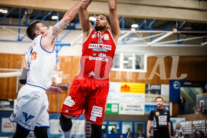 Basketball, ABL 2018/19, Playoff VF Spiel 1, Oberwart Gunners, BC Vienna, Jason Detrick (19)