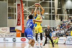 Basketball, Admiral Basketball Superliga 2019/20, Grunddurchgang 15.Runde, SKN St. Pölten Basketball, Oberwart Gunners, Philip Jalalpoor (5)