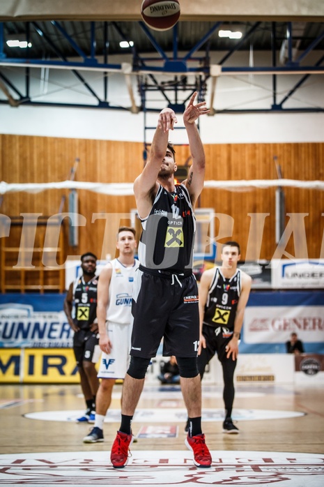 Basketball, ABL 2018/19, Grunddurchgang 19.Runde, Oberwart Gunners, Flyers Wels, Benjamin Blazevic (12)