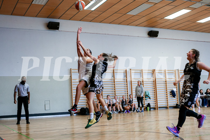 16.03.2025 Österreichischer Basketballverband 2024/25, SLWU14 Basket Flames UNION vs. VKL Vikings Swans