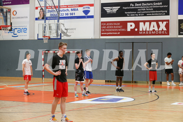 Basketball Nationalteam MU19 2022, Kadersichtung  vs. 


