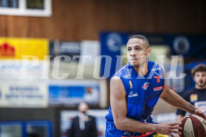Basketball, ABL 2018/19, Grunddurchgang 7.Runde, Oberwart Gunners, Kapfenberg Bulls, Elijah Wilson (4)