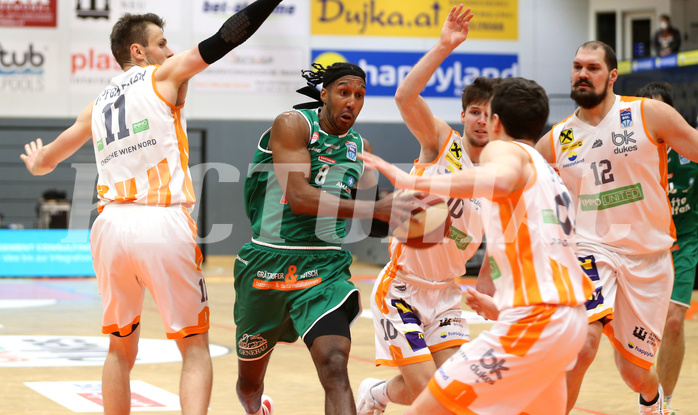 Basketball Superliga 2020/21, 3. Plazierungsrunde Klosterneuburg Dukes vs. Kapfenberg Bulls