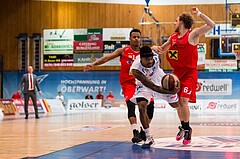 Basketball, ABL 2016/17, Playoff HF Spiel 1, Oberwart Gunners, WBC Wels, Derek Jackson Jr. (6)