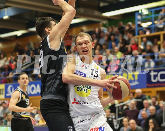 Basketball ABL 2017/18, Grunddurchgang 25.Runde Gmunden Swans vs. Traiskirchen Lions