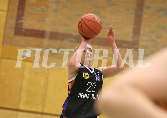 Basketball Damen Superliga 2021/22, Grundducrhgang 14.Runde Vienna United vs. KOS Celovec


