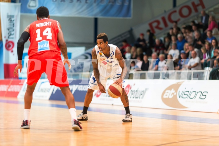Basketball ABL 2015/16 Grunddurchgang 33.Runde Oberwart Gunners vs. WBC Wels
