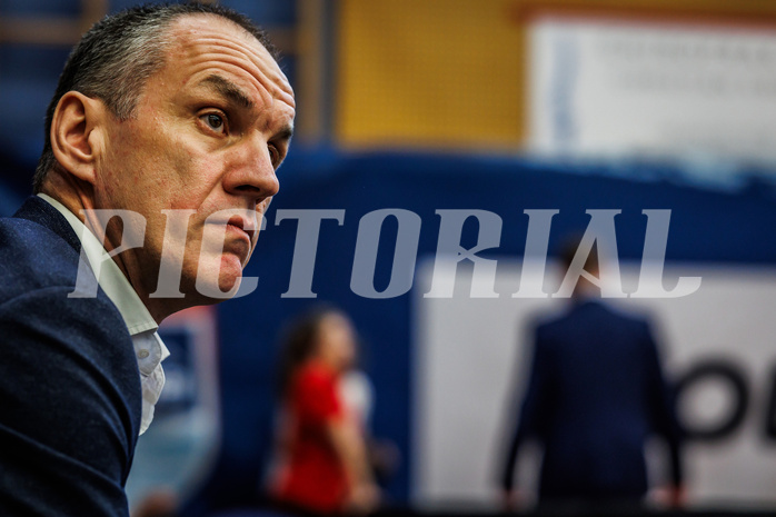 Basketball, Basketball Austria CUP 2023/24, Finale, Traiskirchen Lions, Flyers Wels, Radomir Mijanovic (Head Coach) Basketball, Basketball Austria CUP 2023/24, Finale, Traiskirchen Lions, Flyers Wels, Radomir Mijanovic (Head Coach)