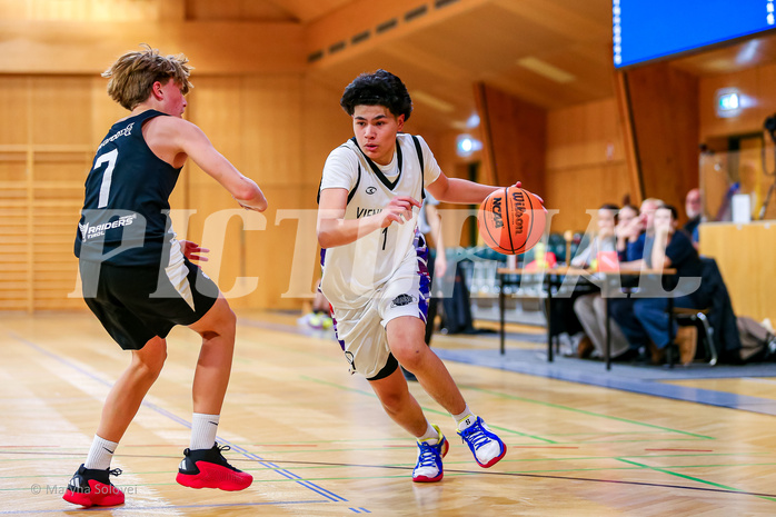 01.12.2024 Österreichischer Basketballverband 2024/25, SLMU16, Post SV Wien vs. Swarco Raiders