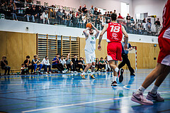 Basketball, Basketball Zweite Liga 2024/25, Grunddurchgang 1.Runde, Deutsch Wagram Alligators, Upper Austrian Ballers, Matej Drgon (18)