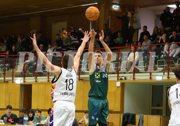 Basketball Zweite Liga 2024/25, Grunddurchgang 19.Runde Vienna United vs. Dornbirn Lions


