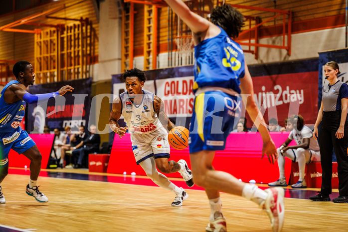 Basketball, win2day Basketball Superliga 2024/25, Grunddurchgang Runde 5, BBC Nord Dragonz, SKN St. Pölten, Rayshawn Mart (3)