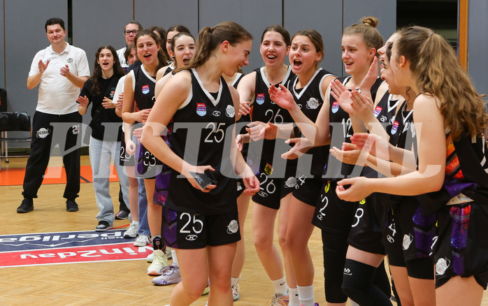 Superliga 2022/23, WU19 Finale, Siegerehrung Basketduchess Klosterneuburg vs. Vienna United


