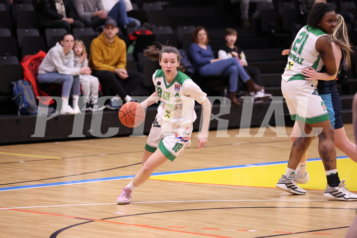 25.02.2023, Graz, Raiffeisen Sportpark, Basketball Damen Superliga 2022/23, Grunddurchgang 14.Runde, UBI Holding Graz - Vienna Timberwolves, 25.02.2023, Graz, Raiffeisen Sportpark, Basketball Damen Superliga 2022/23, Grunddurchgang 14.Runde, UBI Holding Graz - Vienna Timberwolves,