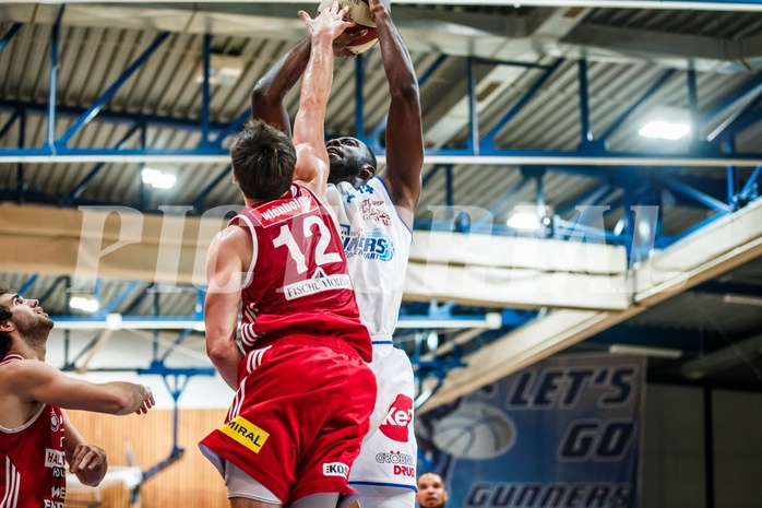 Basketball, ABL 2018/19, Grunddurchgang 1.Runde, Oberwart Gunners, BC Vienna, Chris Tawiah (14)