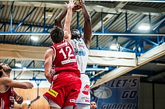 Basketball, ABL 2018/19, Grunddurchgang 1.Runde, Oberwart Gunners, BC Vienna, Chris Tawiah (14)